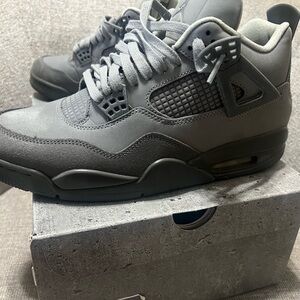 Mens Jordan 4 “Wet Cement” Sneakers